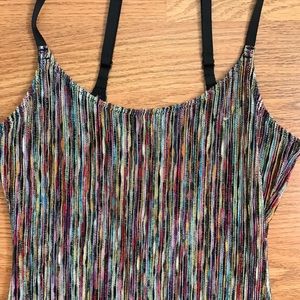 •ISO• Free People Rainbow Knit Slip Dress